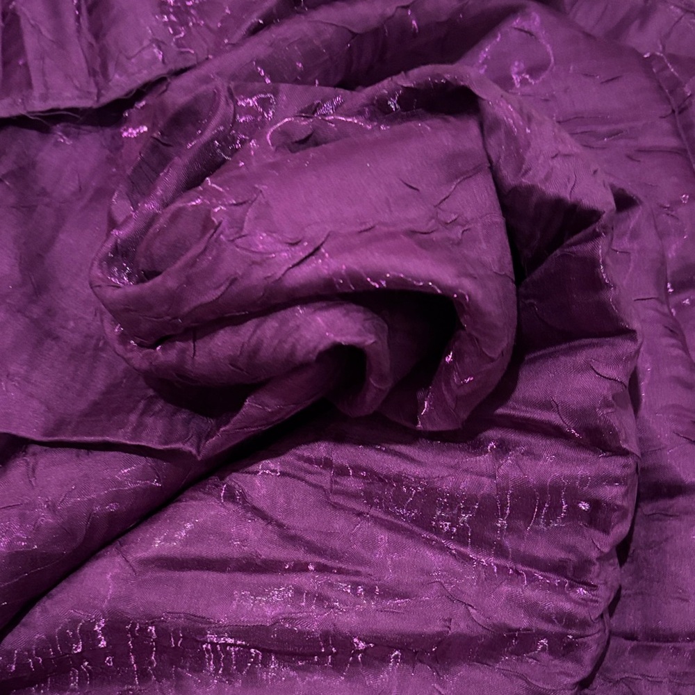 Brand New Elegant Purple Textured Fabric